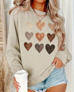 R&B | Buntes Herzförmiges Pullover