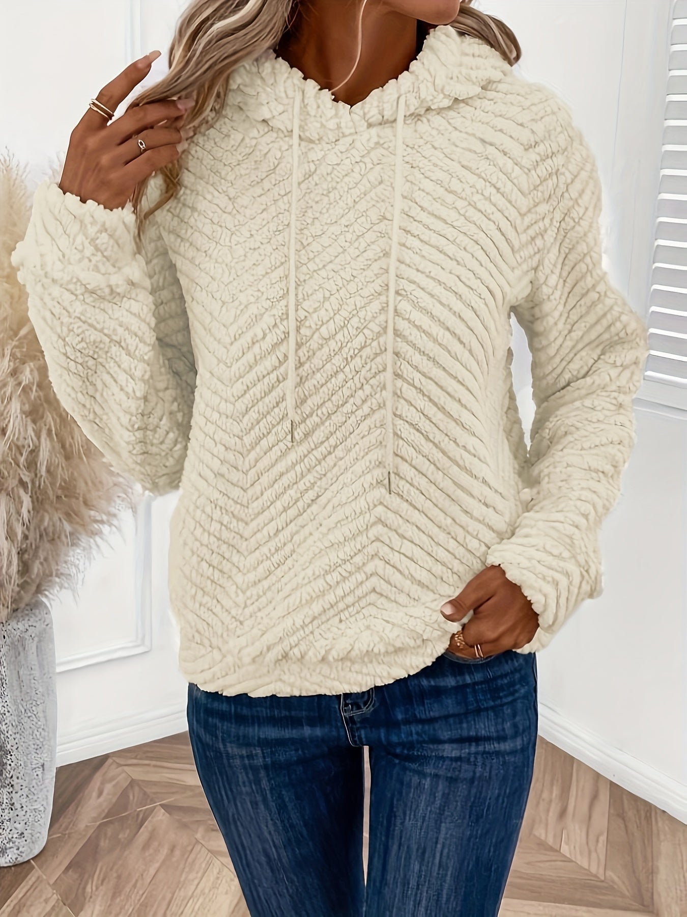 R&B | Weicher Kapuzenpullover Polyester Bequem und Trendy