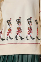 R&B | Weihnachts Soldat Pailletten Langarm Freizeit Sweatshirt