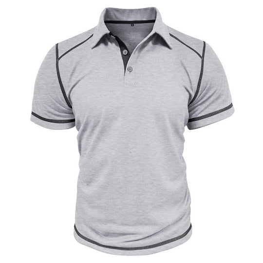 R&B | Kurzärmeliges Poloshirt zum Spleißen