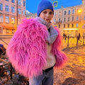 R&B | Eleganter Warmer Kunstpelzmantel Für Herbst Und Winter