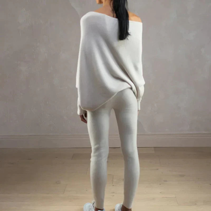 R&B | Asymmetrisch drapierter Pullover