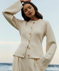 R&B | Ultraweicher Cardigan mit Knöpfen