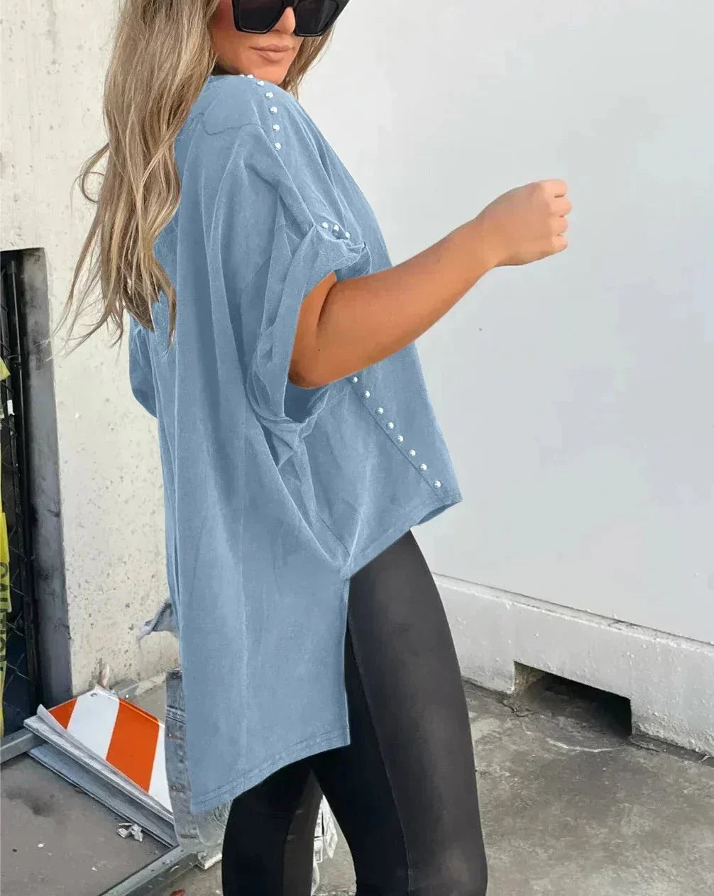 R&B | Oversized Nieten T-Shirt