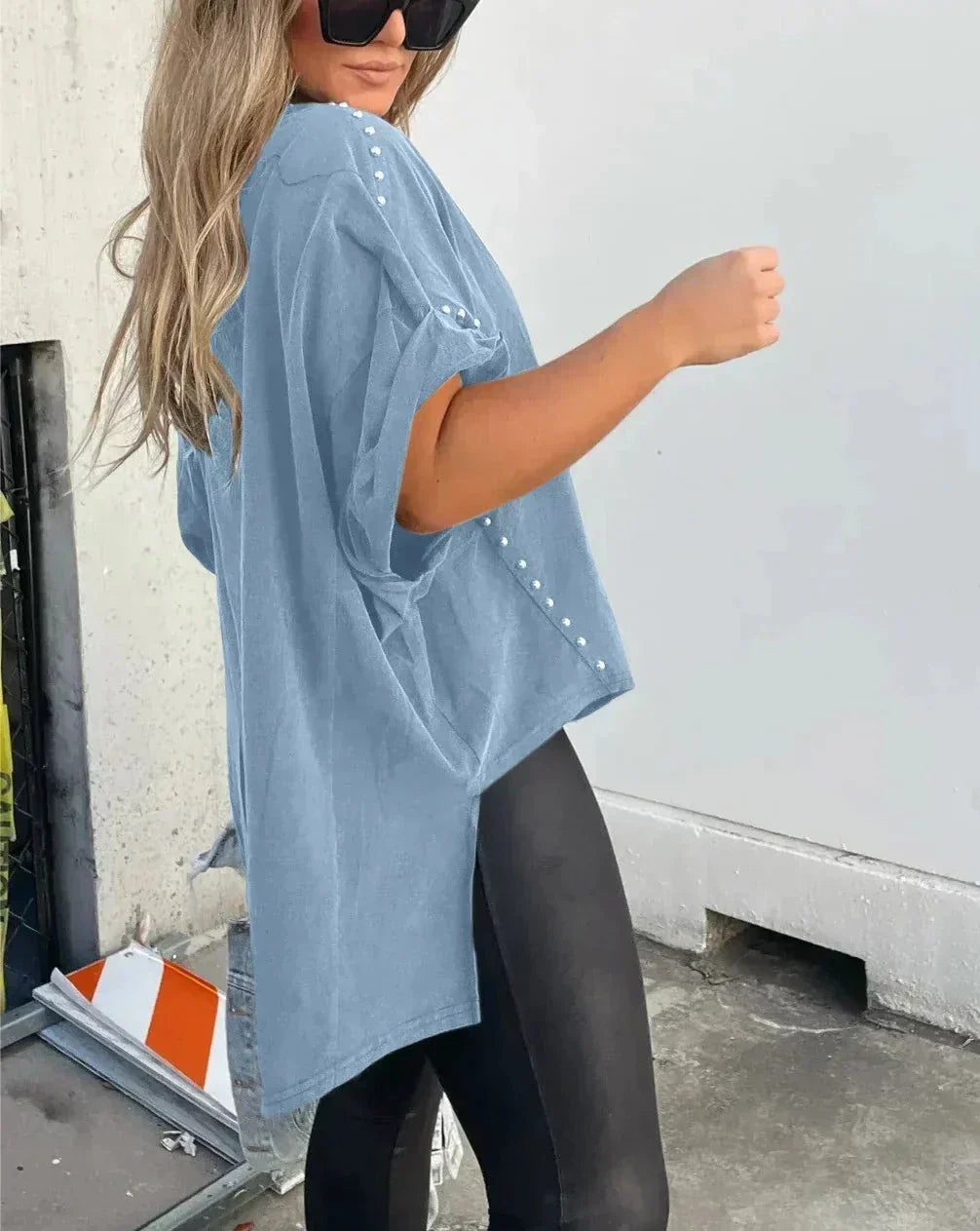 R&B | Oversized Nieten T-Shirt