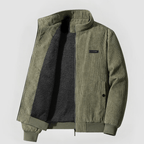 R&B | Corduroy-jacke mit Teddyfutter Warm und Komfortabel Ideal für Kaltes Wetter