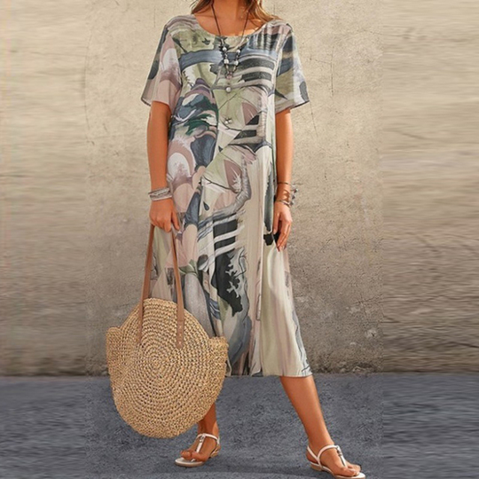 R&B | Lässiges Plus-Size Bindekleid
