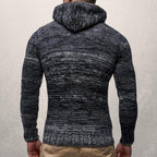 R&B | Wool Kabelstrick Kapuzenpullover Slim Passform Pullover