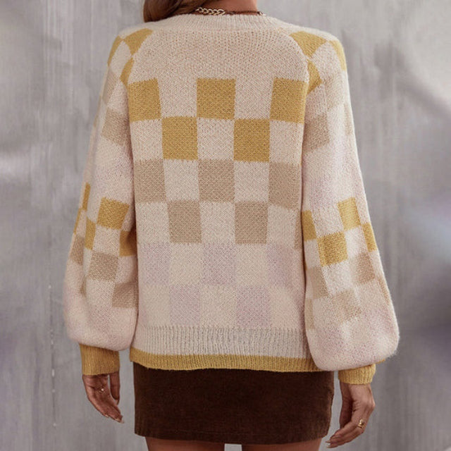 R&B | Pullover in Kontrastfarbe mit Modernem Schnitt
