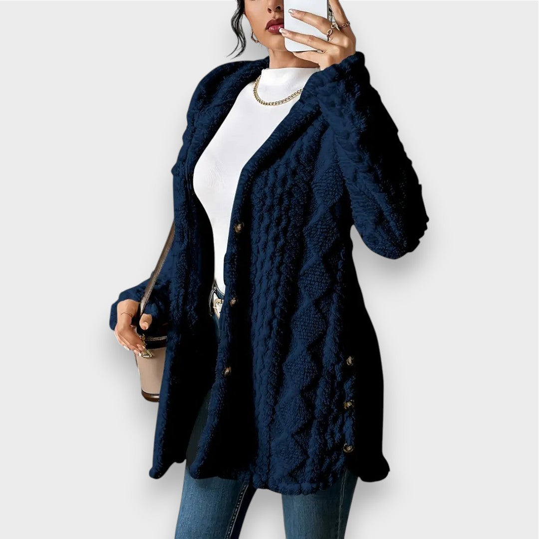 R&B | Cozy Plush Kapuzencardigan Pullover