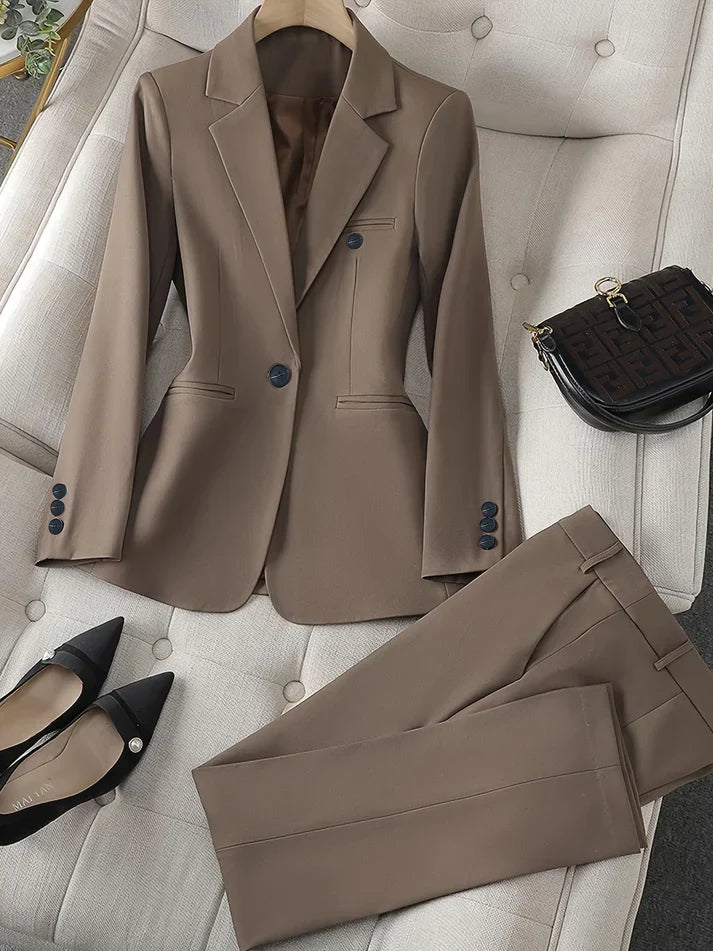 R&B | Klassischer Stil mit Revers-Blazer-Set