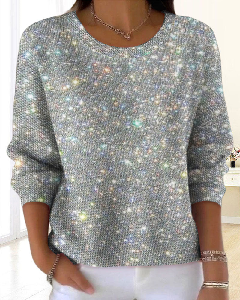 R&B | Sweatshirt mit Rundhalsausschnitt