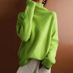 R&B | Einfarbiger Klassischer Strickpullover Für Damen