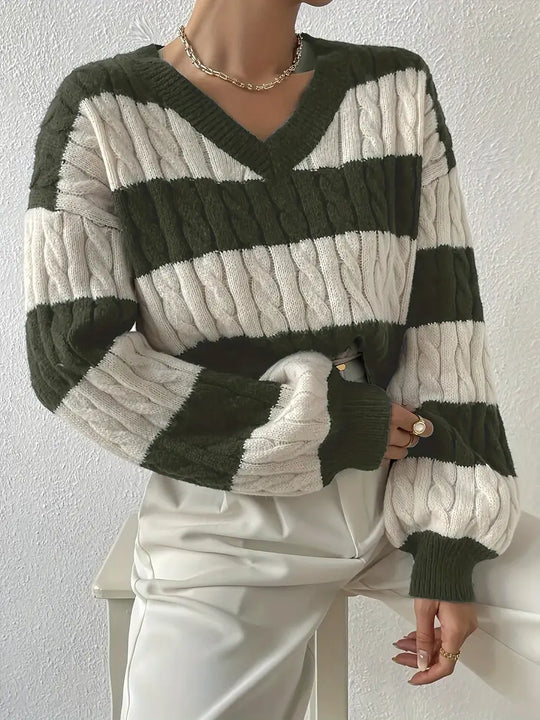 R&B | Gestreifter Pullover