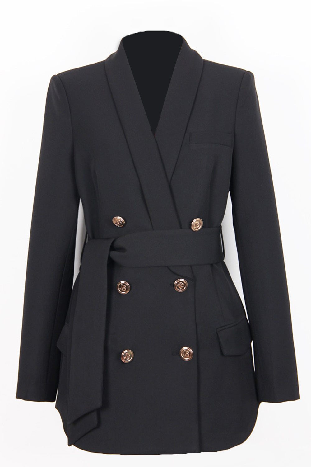 R&B | Blazer mit Bindegürtel Klassisch und Stilvoll