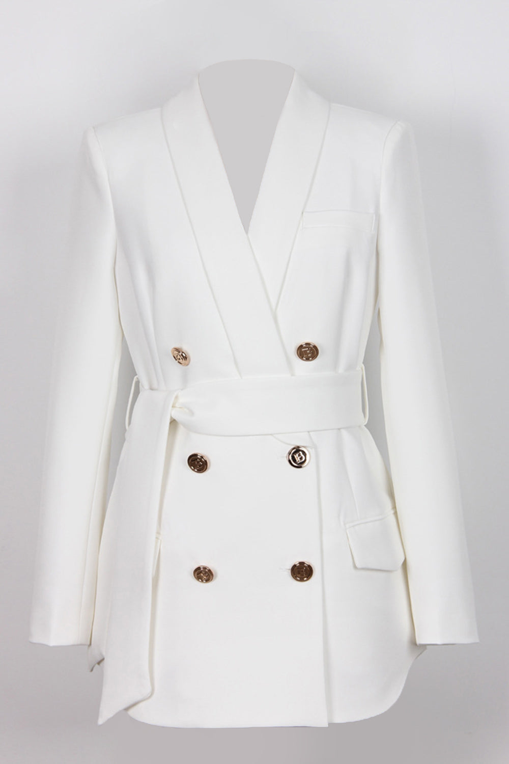 R&B | Blazer mit Bindegürtel Klassisch und Stilvoll
