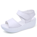 Damen Komfortable Wedge-Sandalen mit verstellbaren Riemen und ergonomischer Sohle R&B