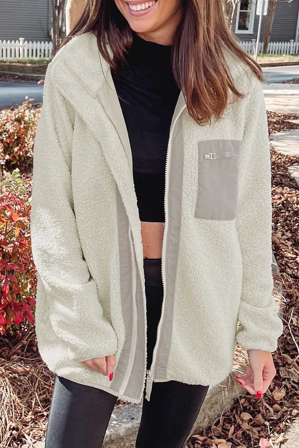 R&B | Weiche Fleecejacke mit Reißverschluss Praktisch und Warm Perfekt für Den Alltag
