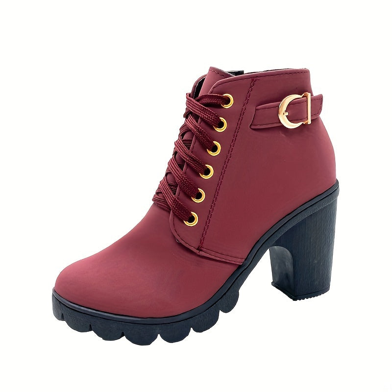 Schnürstiefelette Mit Absatz Sophia R&B