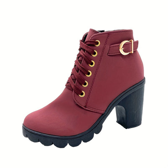 Schnürstiefelette Mit Absatz Sophia R&B