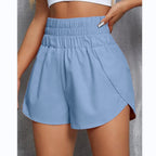 R&B | Elastische Shorts mit hoher Taille