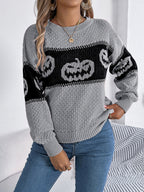 R&B | Strickpullover mit Kürbis-Motiv
