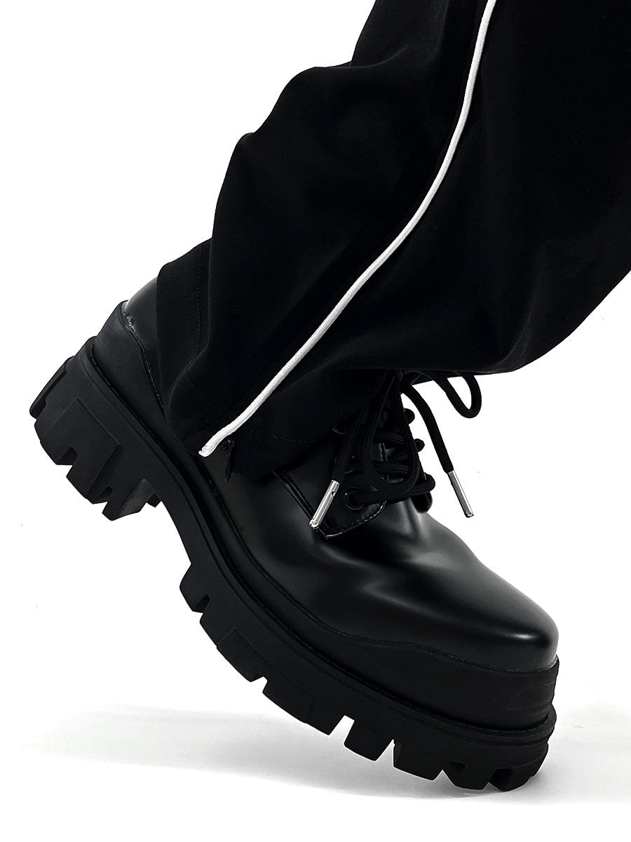 R&B | Moderne Lederschuhe mit Dicker Sohle