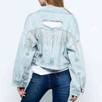 R&B | Zeitgenössische Denim Jacke mit Kragen