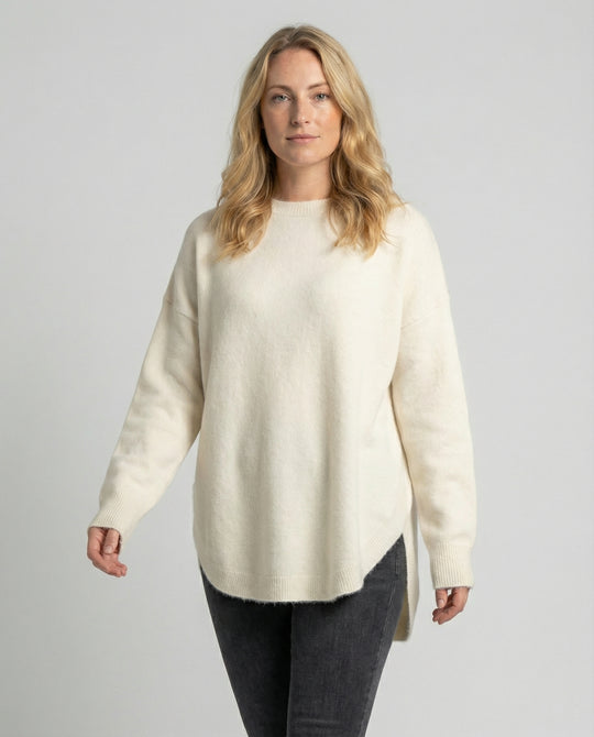 R&B | Pullover - Damen Herbst Mid-Length Oversized Pullover