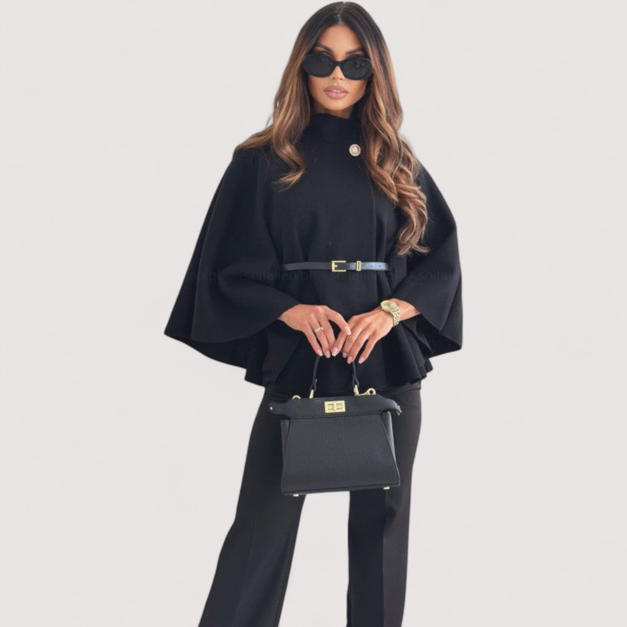 R&B | Elegante Schmetterlingsjacke mit Gürtel