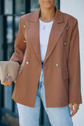 R&B | Doppelreiher-Reverskragen Langarm Blazer
