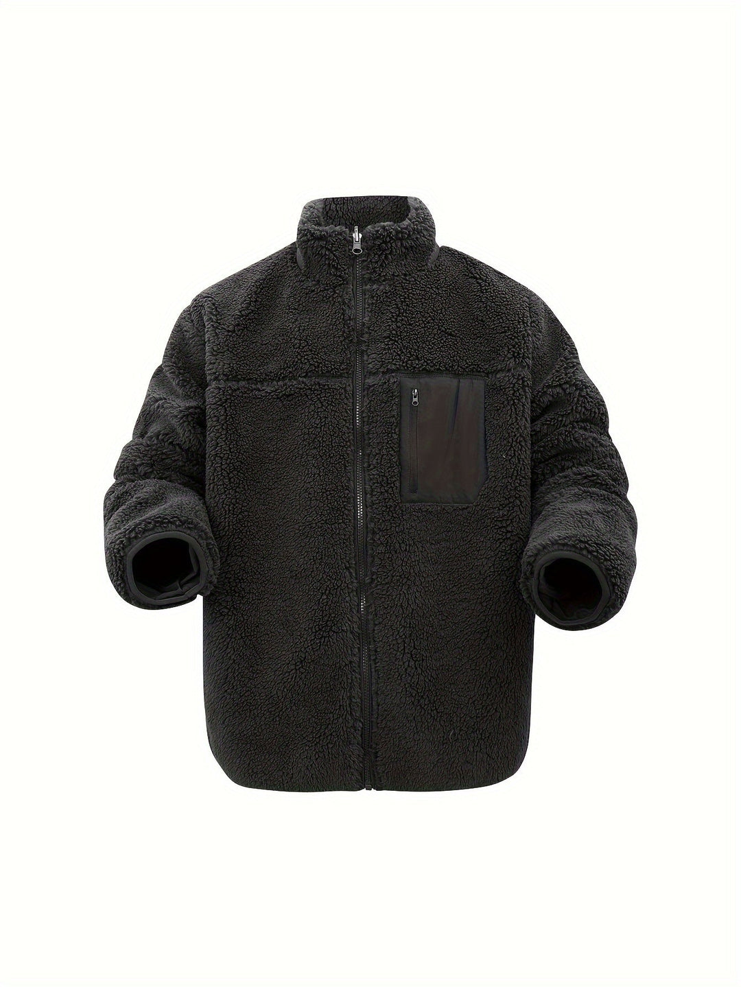 R&B | Hoher Hals Winter Teddyjacke