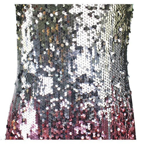 R&B | V-Ausschnitt Sexy Strass Trägerkleider