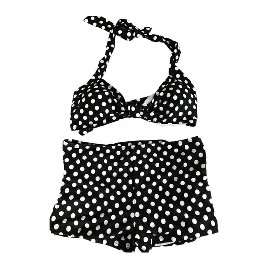 Damen Bikini-Set mit gepolstertem Oberteil und hochgeschnittenem Höschen R&B