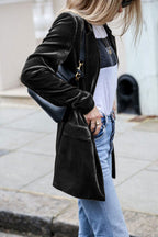 R&B | Blazer aus Samt im Streetstyle