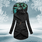 EB | Jacke mit asymmetrischem Verschluss und Kapuze