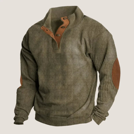R&B | Stilvoll Ripp-Pullover für Männer