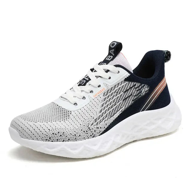 Dynamische GrauOrange Laufschuhe R&B