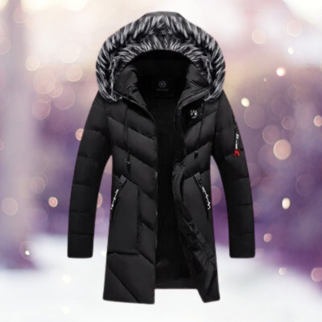 R&B | Parka Jack - stilvolle isolierte Damen Außenjacke mit Kunstpelzkapuze