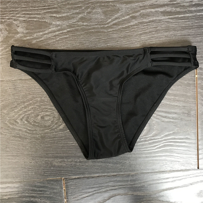 Damen Sportliches Bikini-Set mit Hochkragen und seitlichen Cut-Outs R&B
