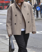 R&B | Französischer Stil Übergroße Jacke