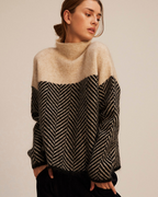 R&B | Baumwolle Rollkragen-Pullover
