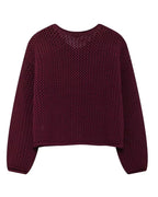 R&B | Burgundy Cardigan