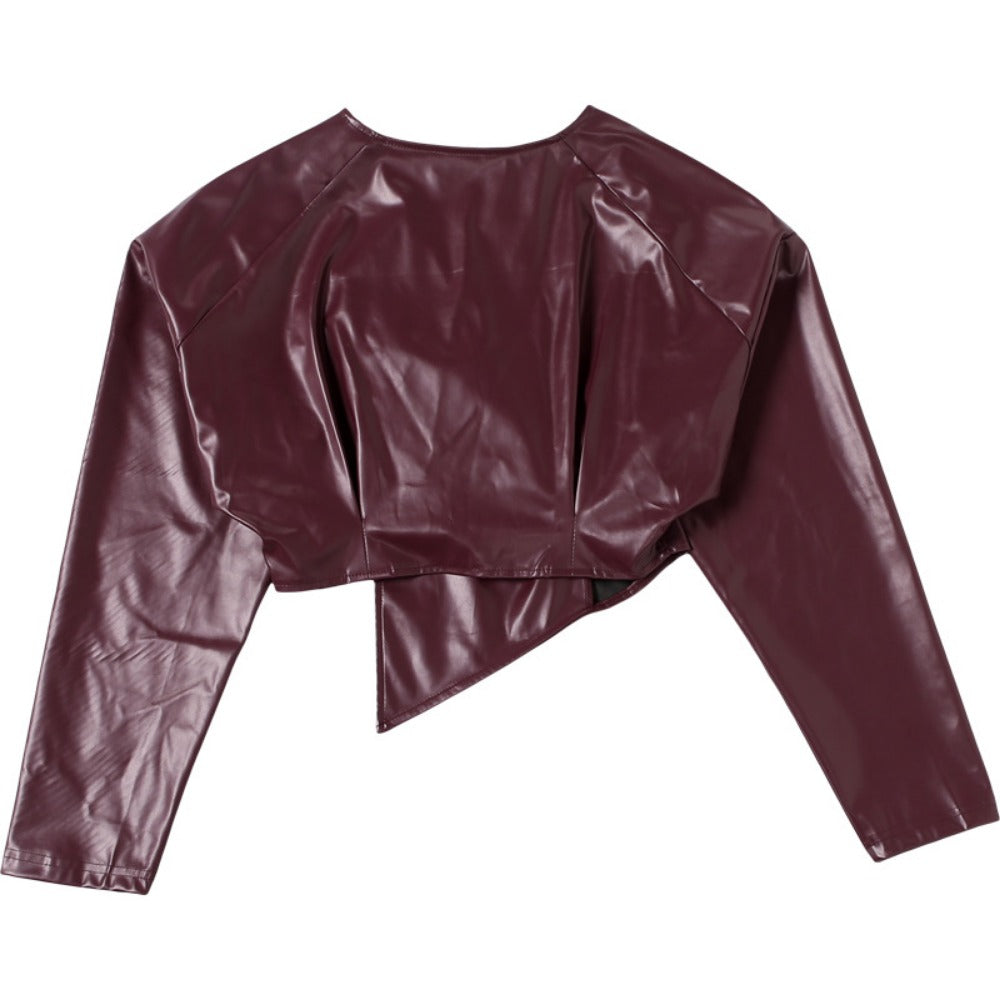 R&B | Kunstleder Cropped Jack für Damen