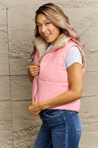 R&B | Zip-Up Drawstring Puffer Weste