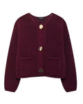 R&B | Burgundy Cardigan