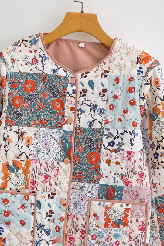 R&B | Gedruckte Baumwolljacke