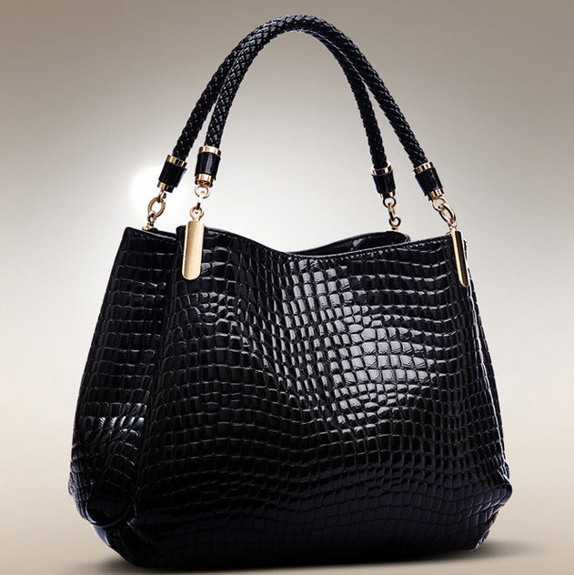 R&B | Schultertasche mit Krokodil Muster