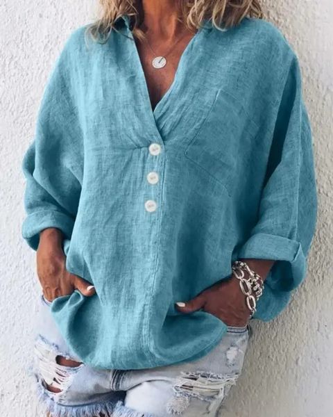 R&B | Sommerbluse Aus Leinen
