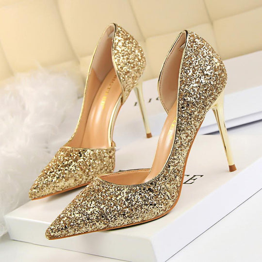 R&B | Elegante Glitzernde Nadelabsätze